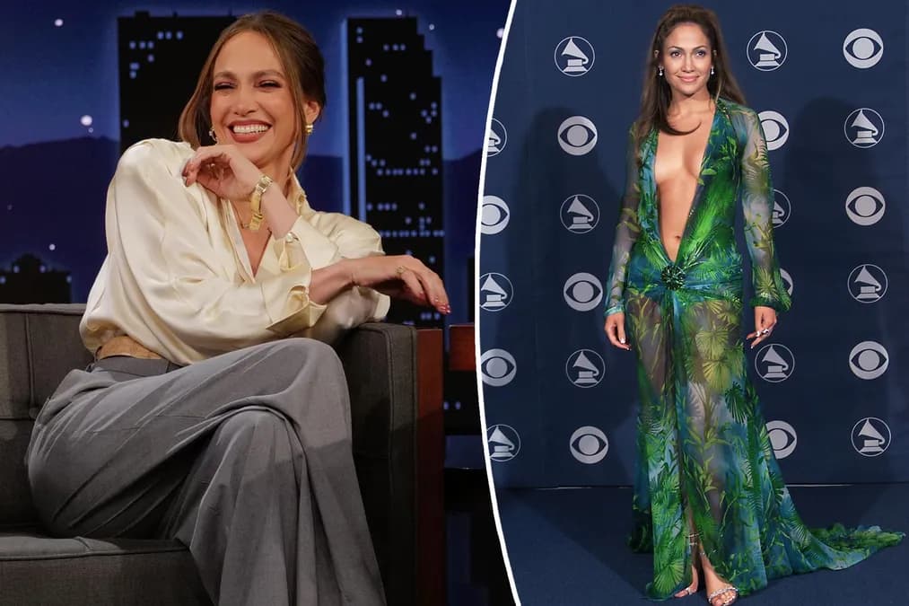 Jennifer Lopez promet de porter à nouveau sa robe verte Versace dans 20 ans