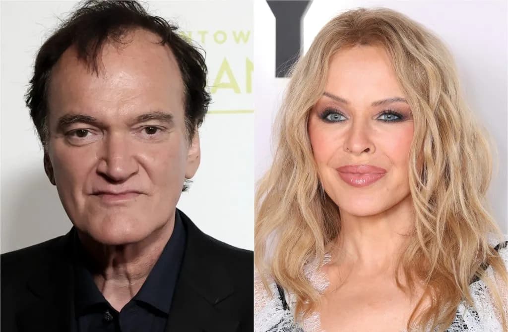 Quentin Tarantino et Kylie Minogue tournent un film avec Jamie Adams