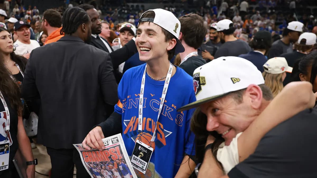 Timothée Chalamet préfère un titre des Knicks à un Oscar