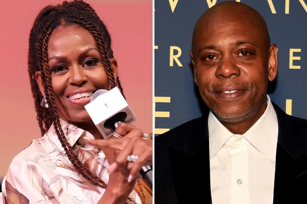 Michelle Obama : 'Dave Chappelle est l'une des personnes les plus intelligentes au monde' selon laancienne Première Dame