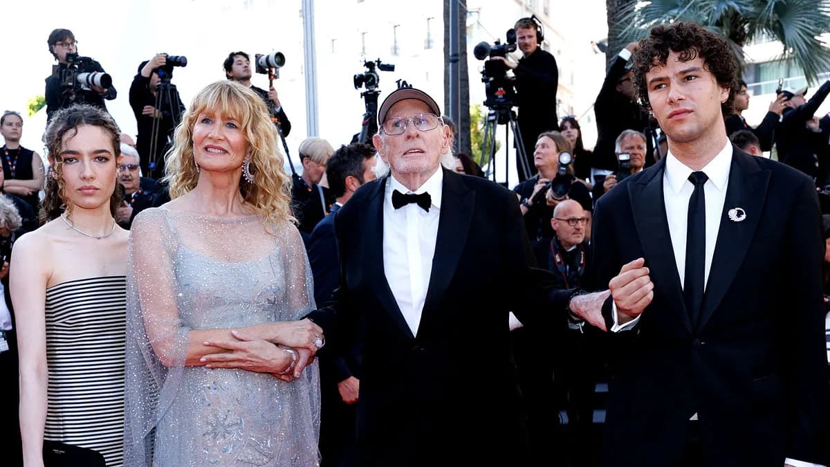 Laura Dern, une pause glamour à Cannes pour célébrer son père Bruce Dern
