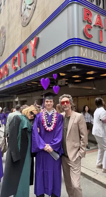 Kate Hudson et Chris Robinson réunis pour la graduation universitaire de leur fils Ryder à New York