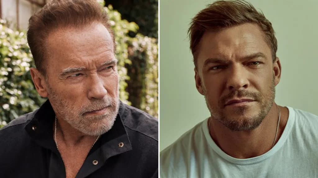 Arnold Schwarzenegger et Alan Ritchson réunis dans la comédie de Noël « The Man with the Bag » sur Prime Video