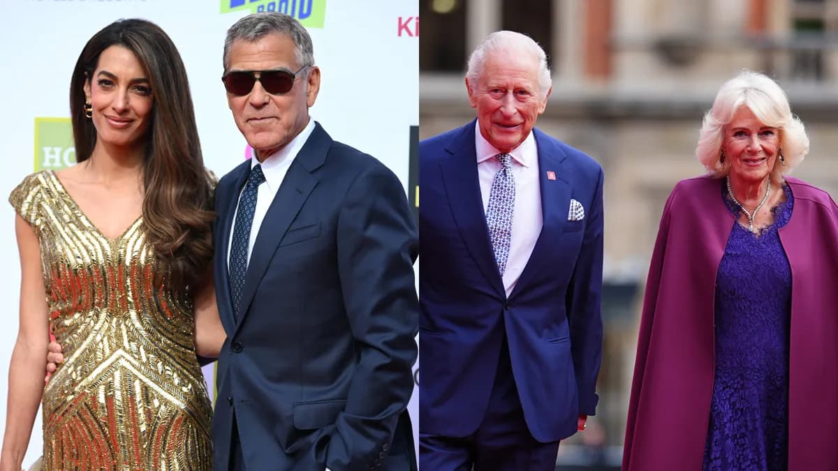 Amal Clooney éblouit en or au côté de George Clooney pour les 50 ans du King’s Trust