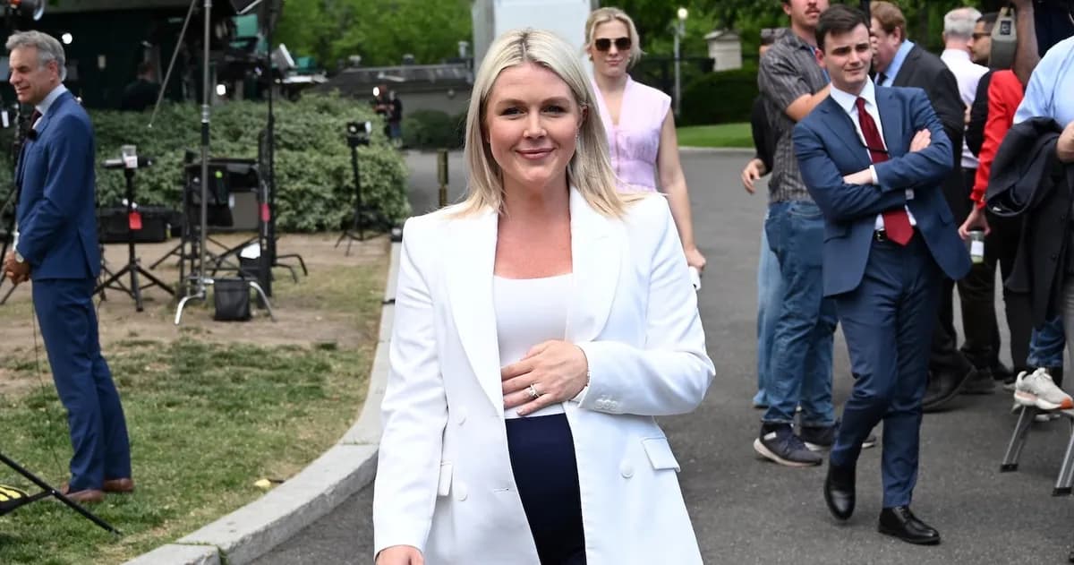 Karoline Leavitt, porte-parole de Trump, attend son deuxième enfant « d’une minute à l’autre »
