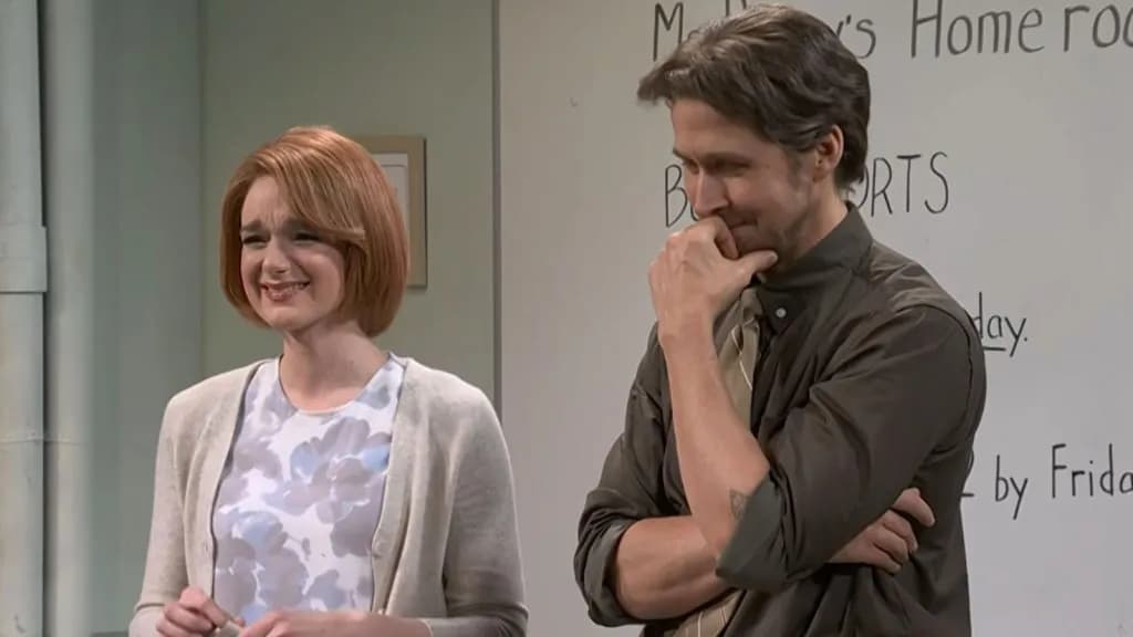 Ashley Padilla et Ryan Gosling éclatent de rire sur SNL : moment culte garanti