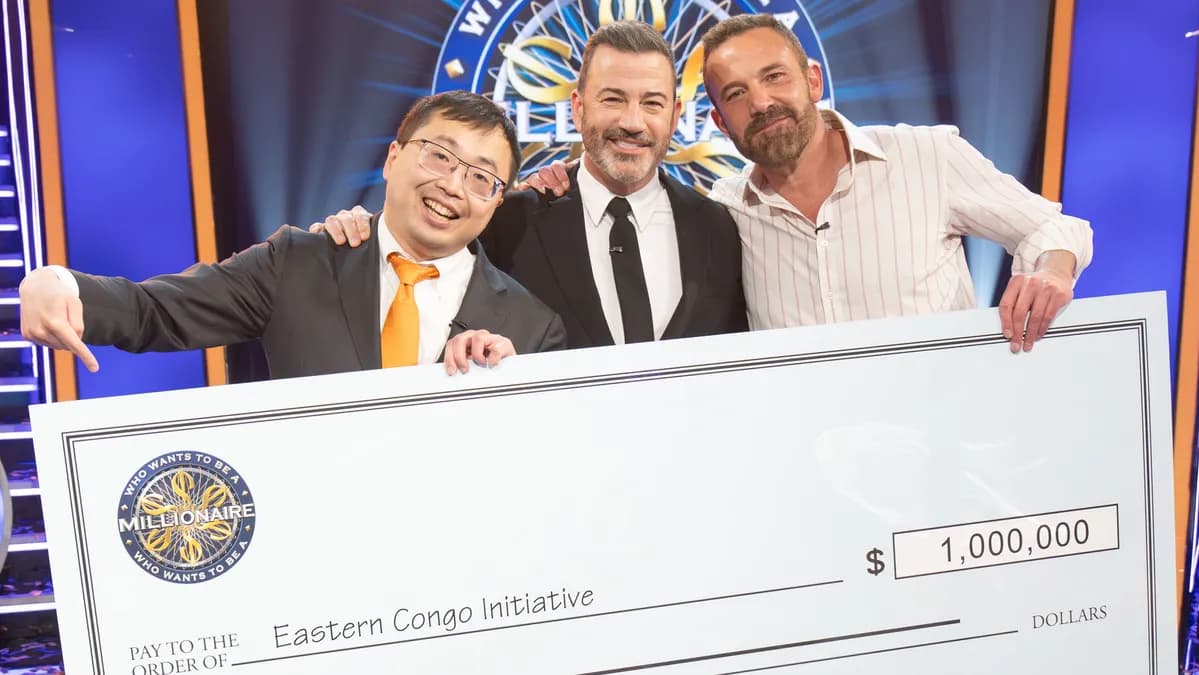 Ben Affleck remporte Qui veut gagner des millions pour sa fondation congolaise