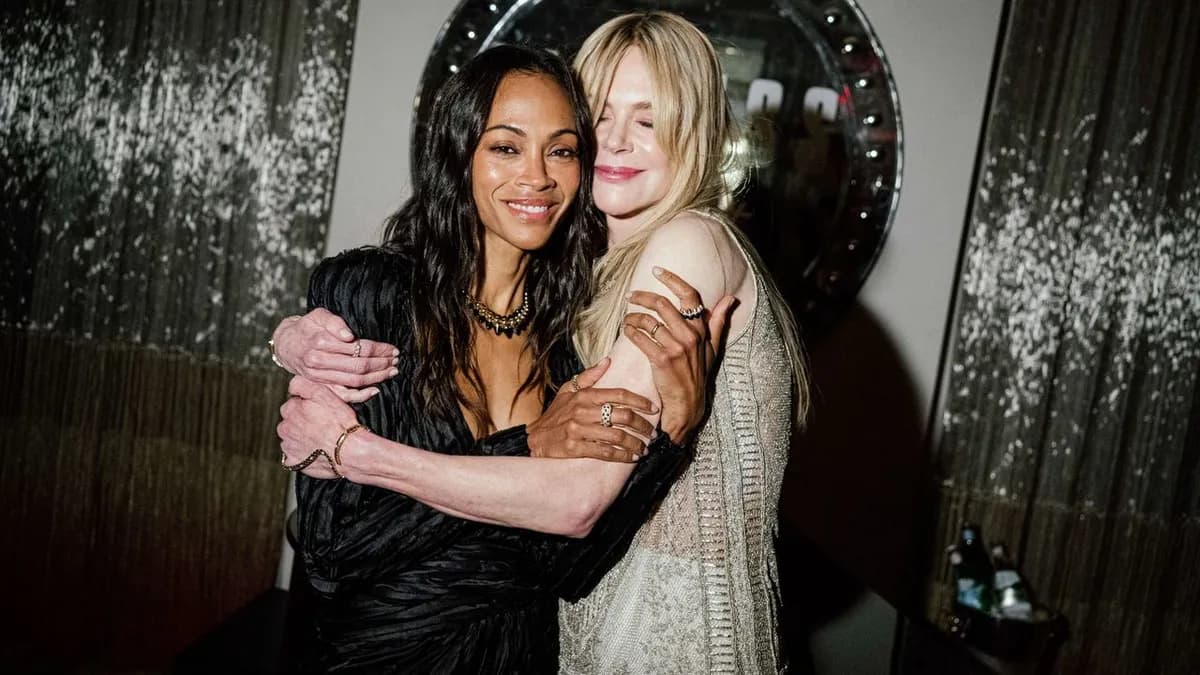 Zoe Saldaña et Nicole Kidman en larmes de joie à la première de Lioness saison 3