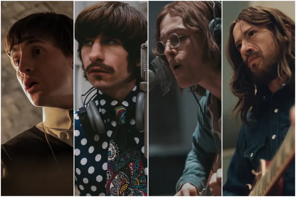 Paul Mescal, Barry Keoghan et Cie recréent la pochette d'Abbey Road pour le biopic des Beatles