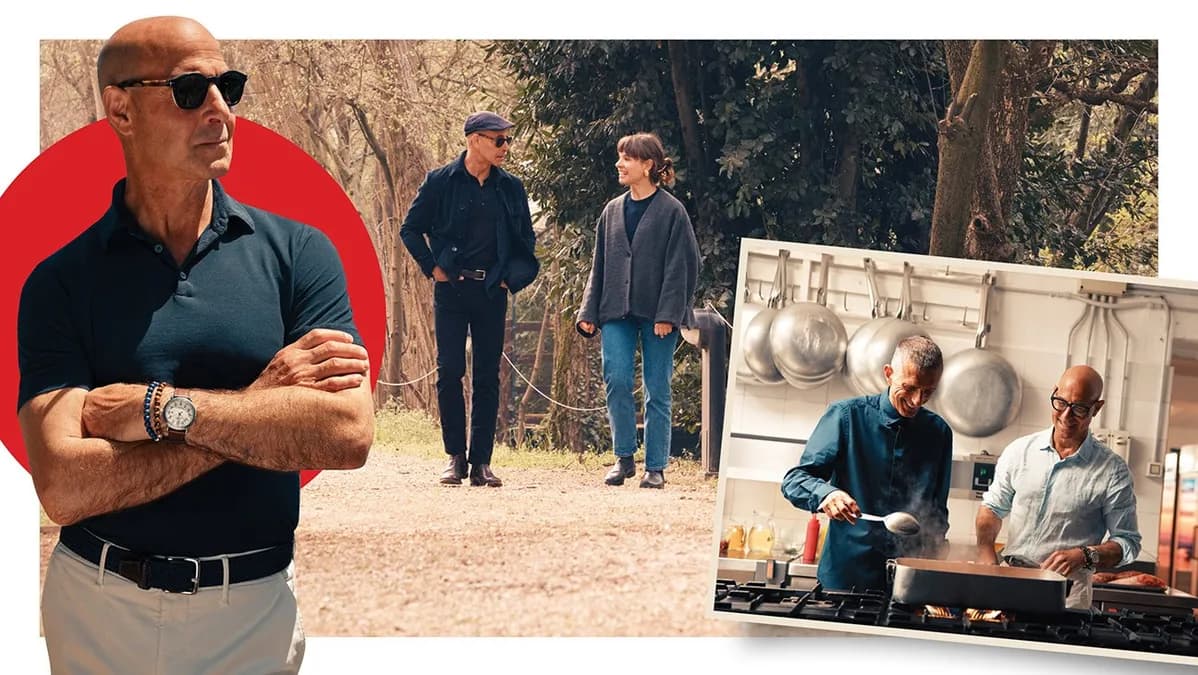 Stanley Tucci en Italie : le chef-d'œuvre culinaire du chef de cabine Matt Ball