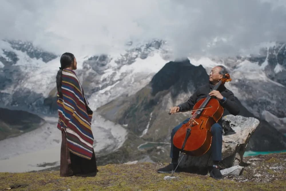 Yo‑Yo Ma et Pawo Choyning Dorji dévoilent le trailer d’un court‑métrage sur le glacier du Népal à Telluride