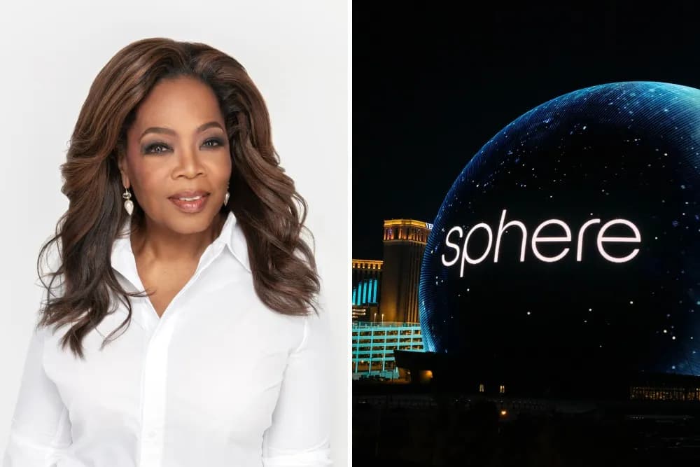 Oprah Winfrey dévoile le spectacle immersif « Aha » au Las Vegas Sphere