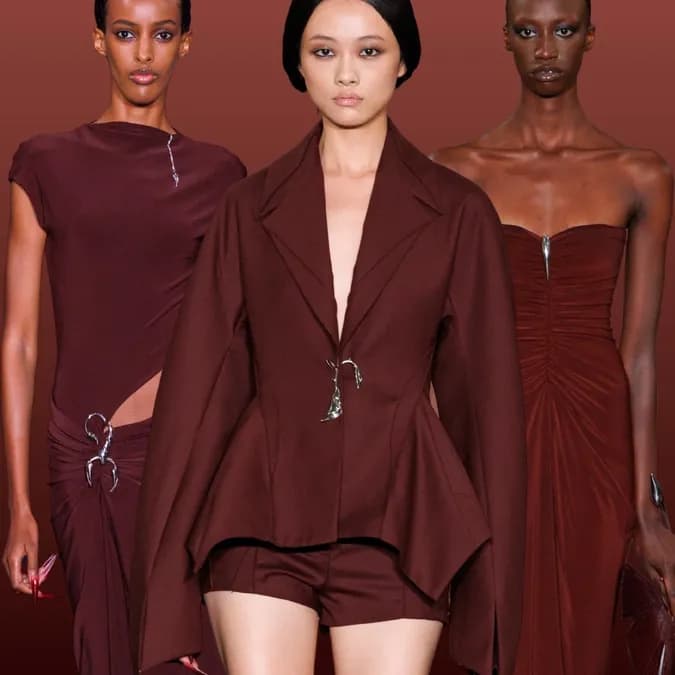 Burgundy, la couleur qui fait vibrer les podiums et vos looks ce printemps