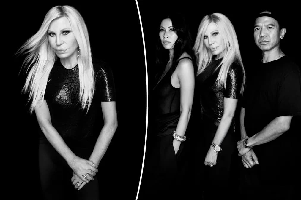 Donatella Versace dévoile sa nouvelle ligne de mode et de beauté avec Revolve Group