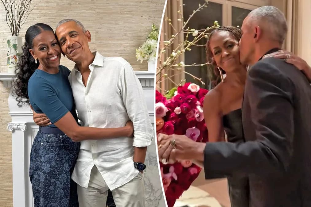 Barack et Michelle Obama célèbrent leur 34e anniversaire de mariage et réfutent les rumeurs de divorce