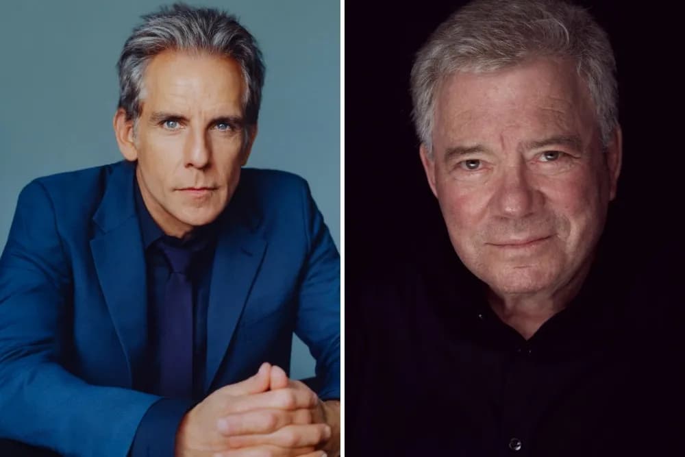 Ben Stiller modère le panel Star Trek avec William Shatner au Comic‑Con de New York