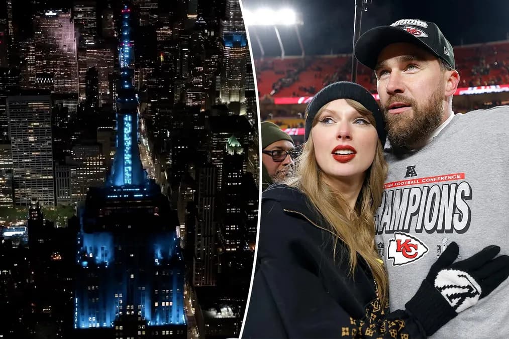 Taylor Swift et Travis Kelce : L'Empire State Building s'illumine pour leur mariage