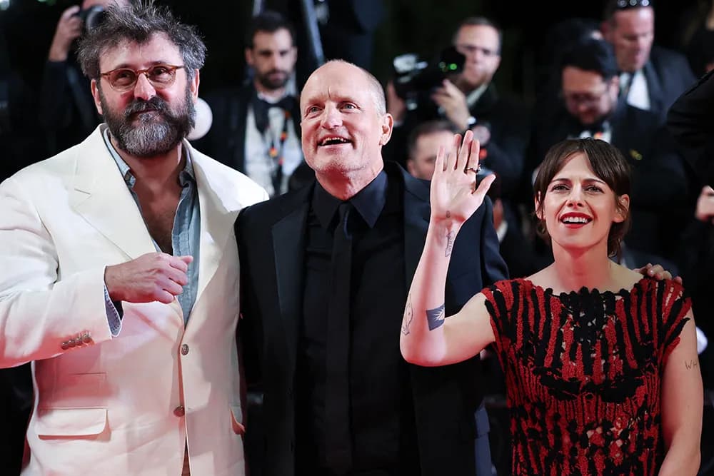 Kristen Stewart et Woody Harrelson sous les feux de la rampe à Cannes pour Full Phil